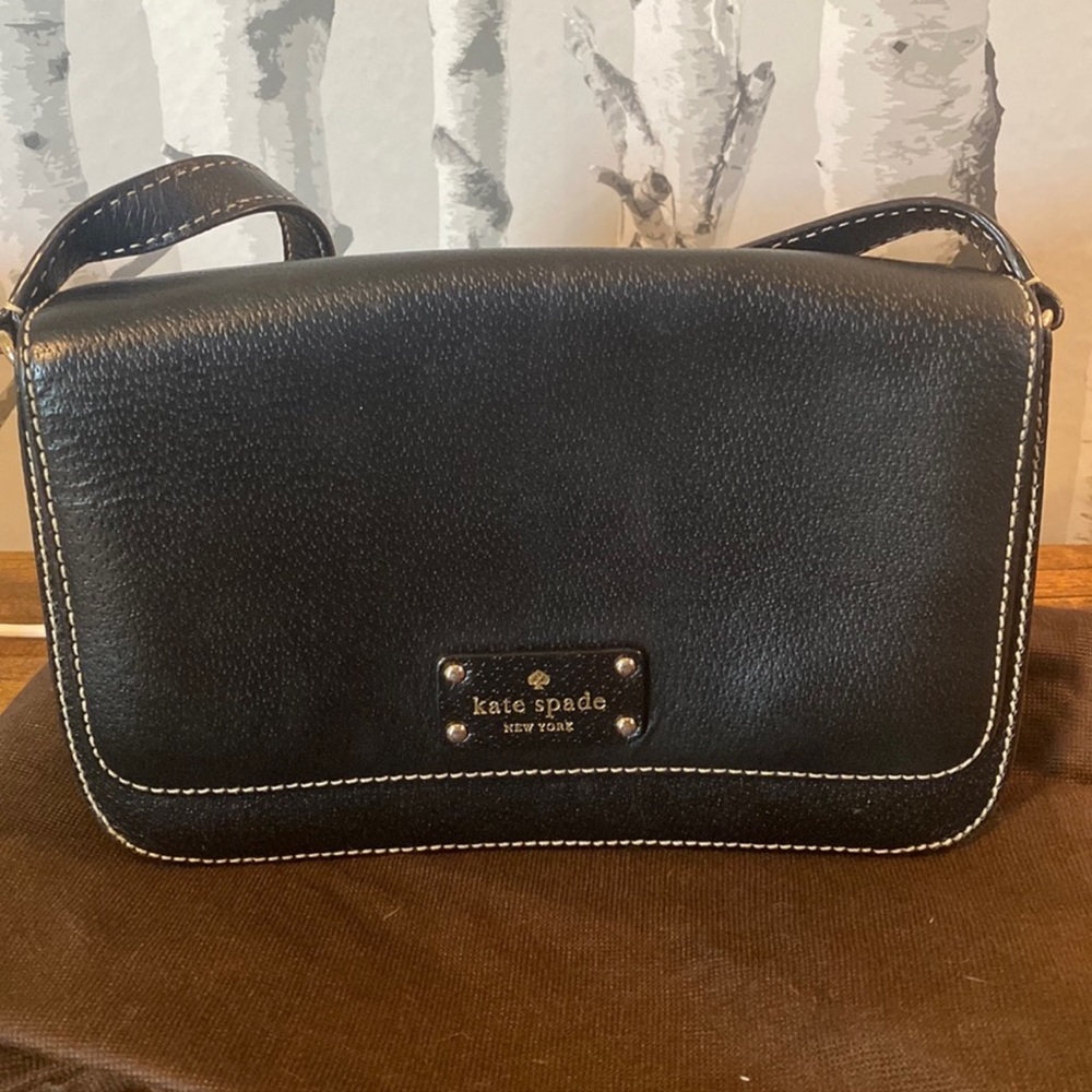 Kate Spade Wellesley Black Leather Cross Body Bag - Kate Spade